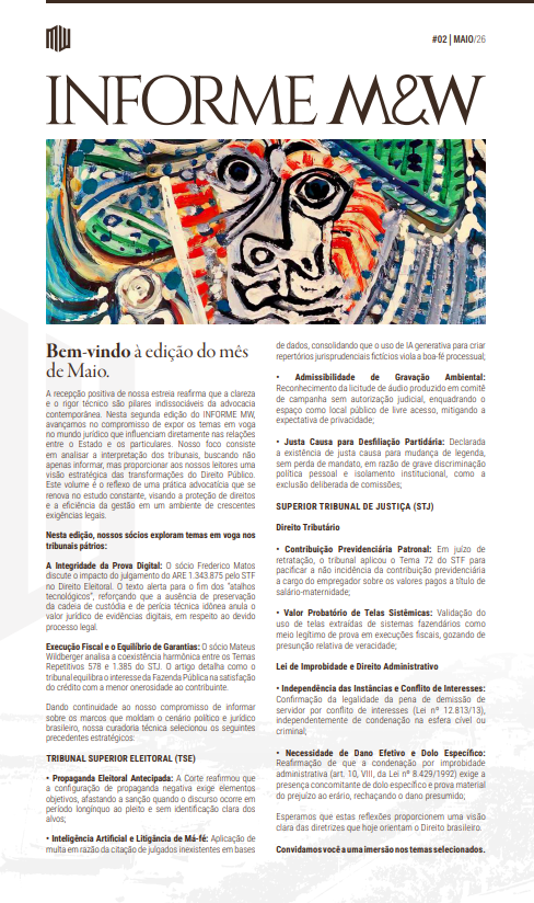 Informe M&W Edição 02 MAI/26
