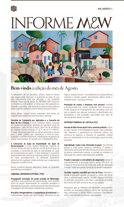 Informe M&W Edição 05 AGO/26